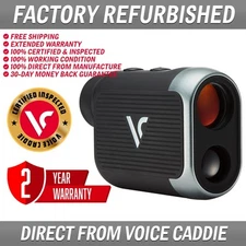 Voice Caddie L5 Laser Rangefinder with Auto Slope 6x Optical Magnification - UVG