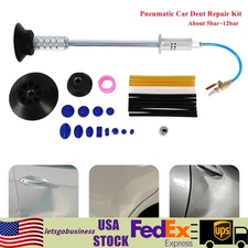Air Pneumatic Dent Puller Car Auto Body Repair Suction Cup Tools w/ Slide Hammer