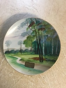 KANSAS Military Souvenir Plate  US Army Leavenworth Hand painted Japan 1950’s