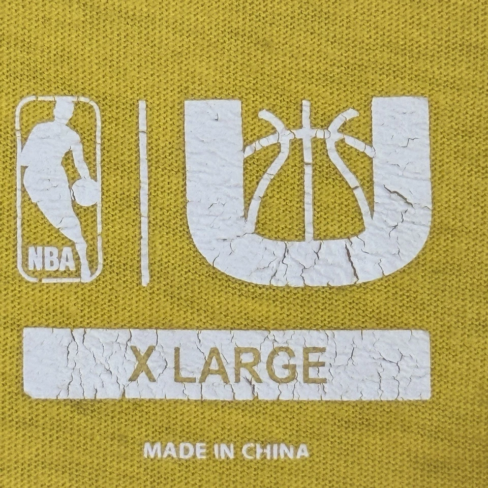 Camiseta gráfica masculina manga longa Los Angeles Lakers XL dourada NBA - Imagem 2 de 4