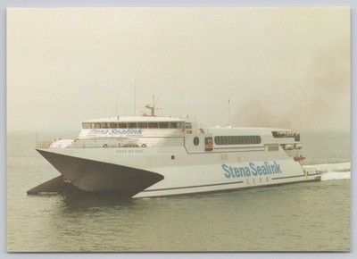 c45645 Stena Sea Lynx I Sealink Katamaran Fähre Schiff Postkarte