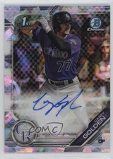 2019 Bowman Chrome Prospect Atomic Refractor /100 Casey Golden #CPA-CG Auto 13iq
