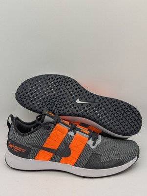 Nike Varsity Compete TR 2 Wolf Grey Total Orange Training Shoes Mens Size 13 New