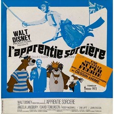 BEDKNOBS AND BROOMSTICKS French Herald/Trade Ad 4p, 10x10 in approx. - 9x12 in.