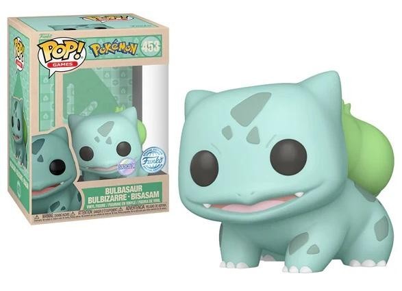 Funko Pop Games Pokémon 453 Bulbasaur Special Edition Soft Color Figure Bisasam