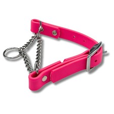 Biothane Martingale Collar, Made in USA, M, Pink Medium