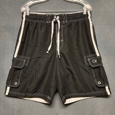 Vintage OP Ocean Pacific Board Shorts Beachy Bathing Suit Trunks Surf Swimming