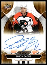 2024-25 UPPER DECK ENGRAINED ICONS AUTO SIMON GAGNE PHILADELPHIA FLYERS #CA-IM