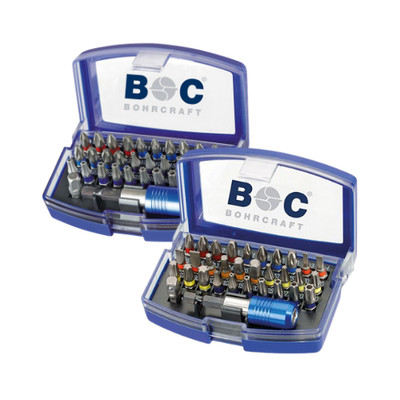 1/4  Bit Box (Standard, kurz) 32 teilig Bit Satz Bit Set + Adapter & Halter
