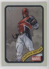 2025 Topps Chrome Marvel Comics Refractor Captain Britain #151 0z4v