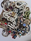 Jewelry Lot Vintage 3+LB Marked Unmarked Wear Repair Costume Craft Bright