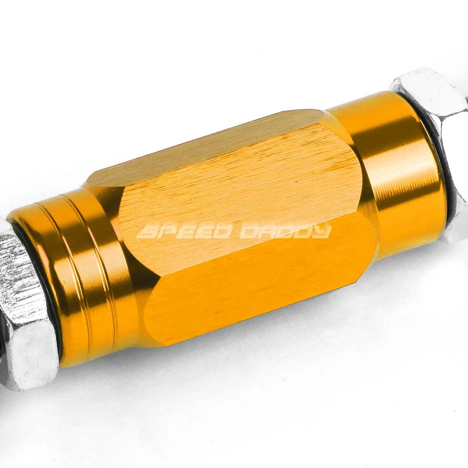 KIT BRAZO CONTROL INCLINABLE PUNTERA INFERIOR TRASERA AJUSTABLE PARA 88-00 CIVIC/CRX/CRX NARANJA Foto 3 de 4