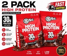 2 PACK! BSc High Protein Powder Chocolate 800g