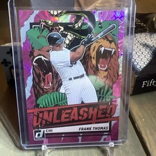 2021 Panini Donruss - Unleashed Frank Thomas #UNL26 Pink Fireworks