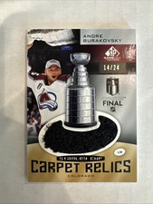 2024-25 SP Game Used #SCC-20 Andre Burakovsky 2022 Stanley Cup Carpet Relics /24