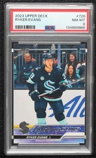 2023-24 Upper Deck Extended Series Young Guns Ryker Evans #726 PSA 8 1e3z