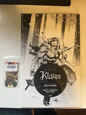 Klaus Pen & Ink Volume One by Grant Morrison and Dan Mora, 2016 1st Print Tags