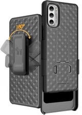 Black Hard Case Cover Stand and Belt Clip Hol...