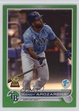 2022 Topps Series 1 1st Edition Green 34/150 Randy Arozarena #196 1oa8