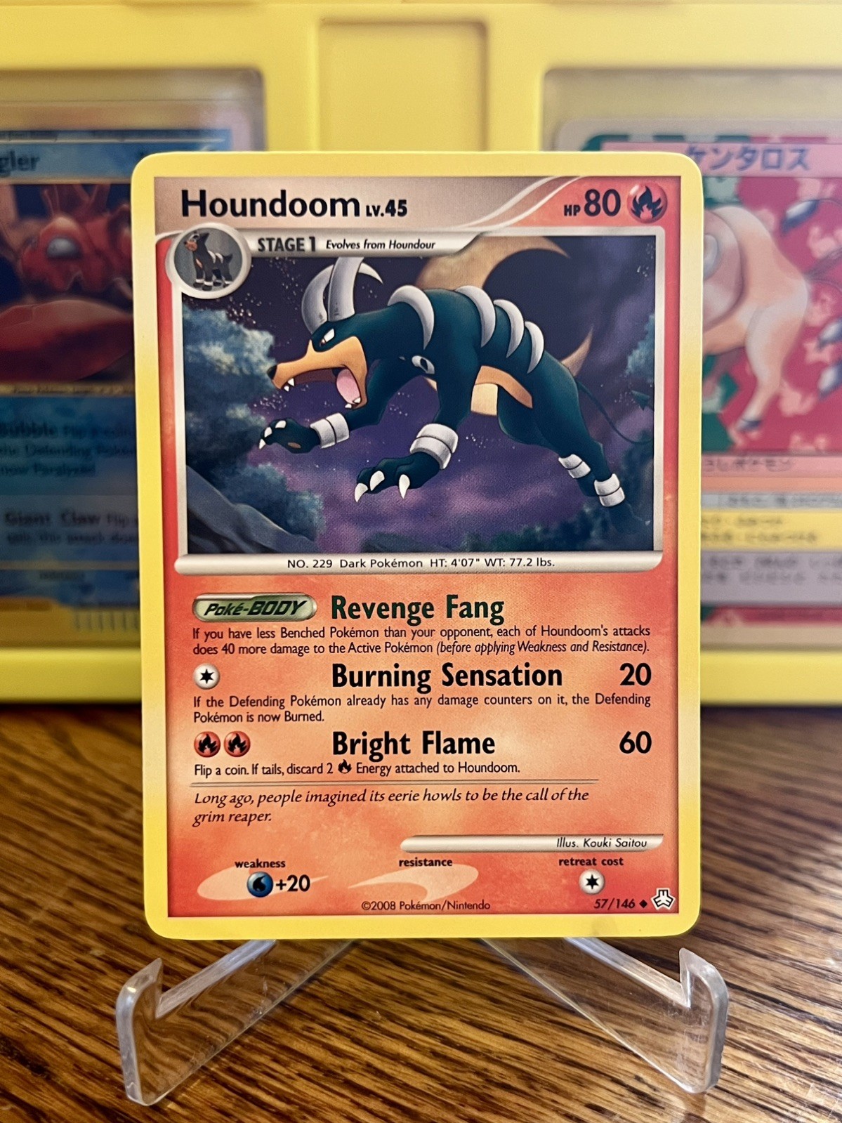 Pokémon TCG Legends Awakened Houndoom 57/146 2008 Near Mint