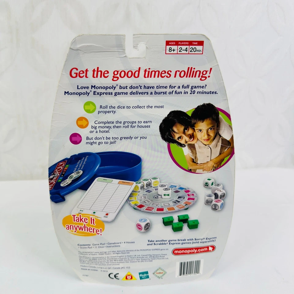 Parker Brothers Monopoly Express 2007 Travel Board Game - Image 2 of 4