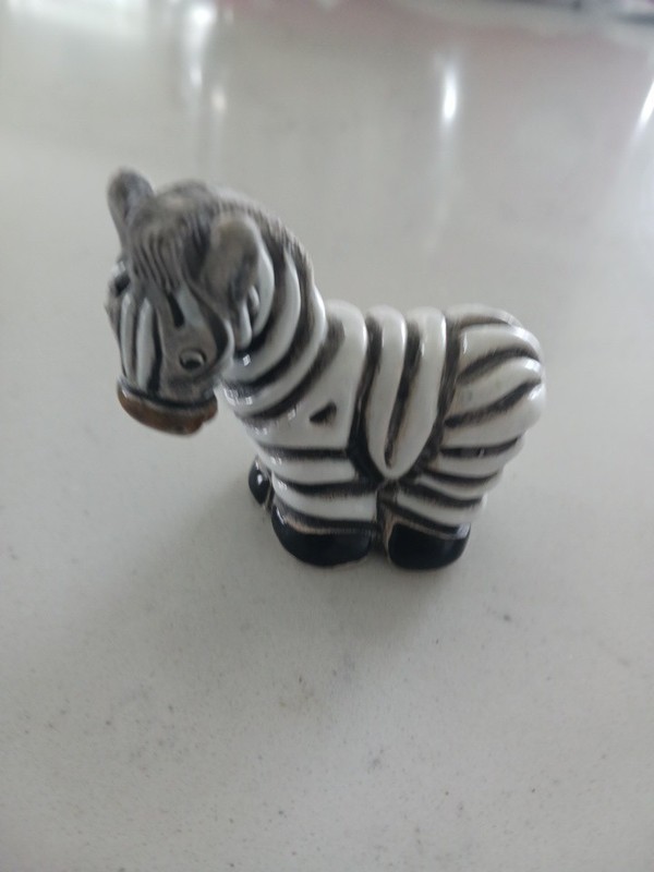 Small  Zebra Figurine Statue Home Decor