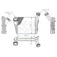 LadeluftküHler FüR Audi Q7 4L Van Porsche Cayenne VW Touareg 04-18 7L6145804