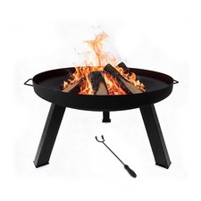 Feuerschale Feuertonne Feuerkorb Feuerstelle Brennschale Garten Schürhaken