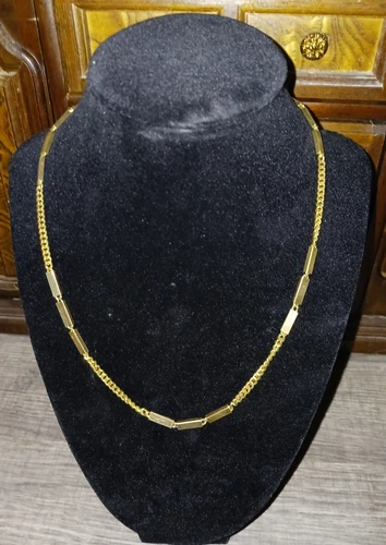 VETEMENTS Catena blocco tono oro