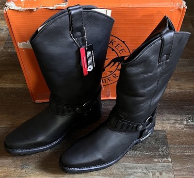 Milwaukee Leather Men's Classic Harness 11  Motorcycle Boots MBM9015 Size 15