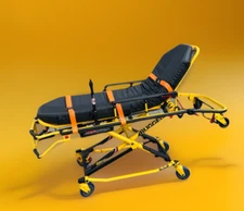 Stryker EMS 6082 MX-PRO, 600 lbs Capacity, Ambulance Cot / Stretcher. Tested!