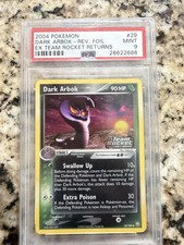 🐍 Dark Arbok Reverse Holo 29/109 Team Rocket Returns Pokemon PSA 9 🐍 on eBay