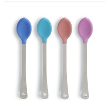 Munchkin - White Hot Safety Baby Spoons - 4 Pack - Top Rack Dishwasher Safe NEW 