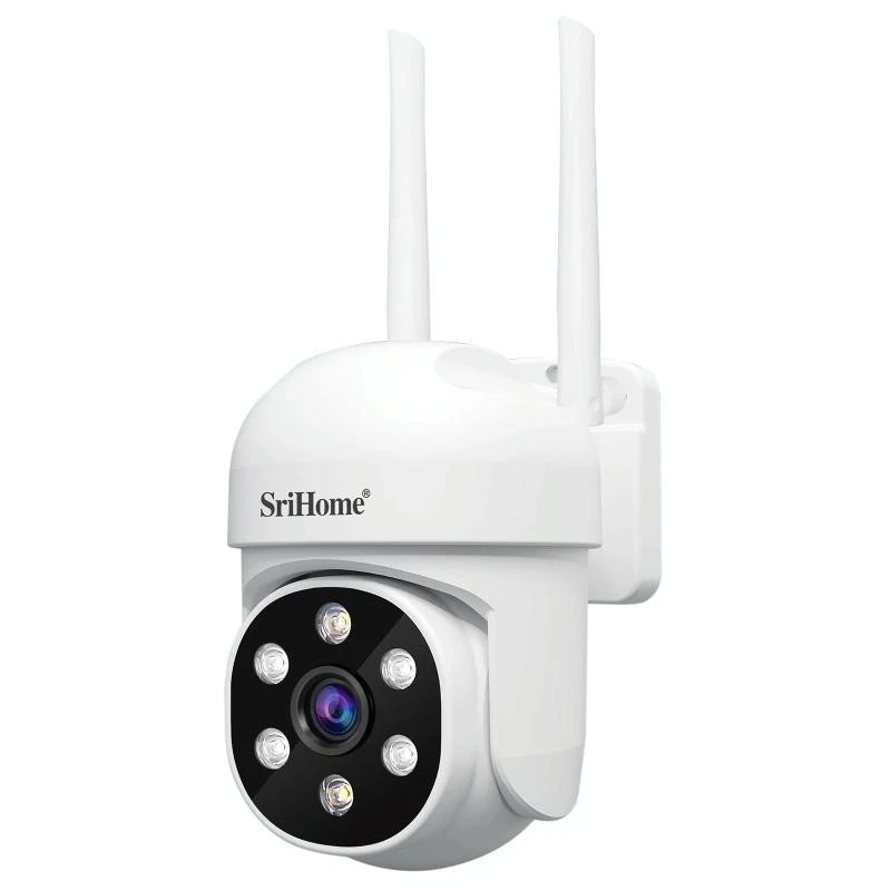 SriHome SH061 Telecamera AI 2MP con Tracking Umano e Visione Notturna IR UE