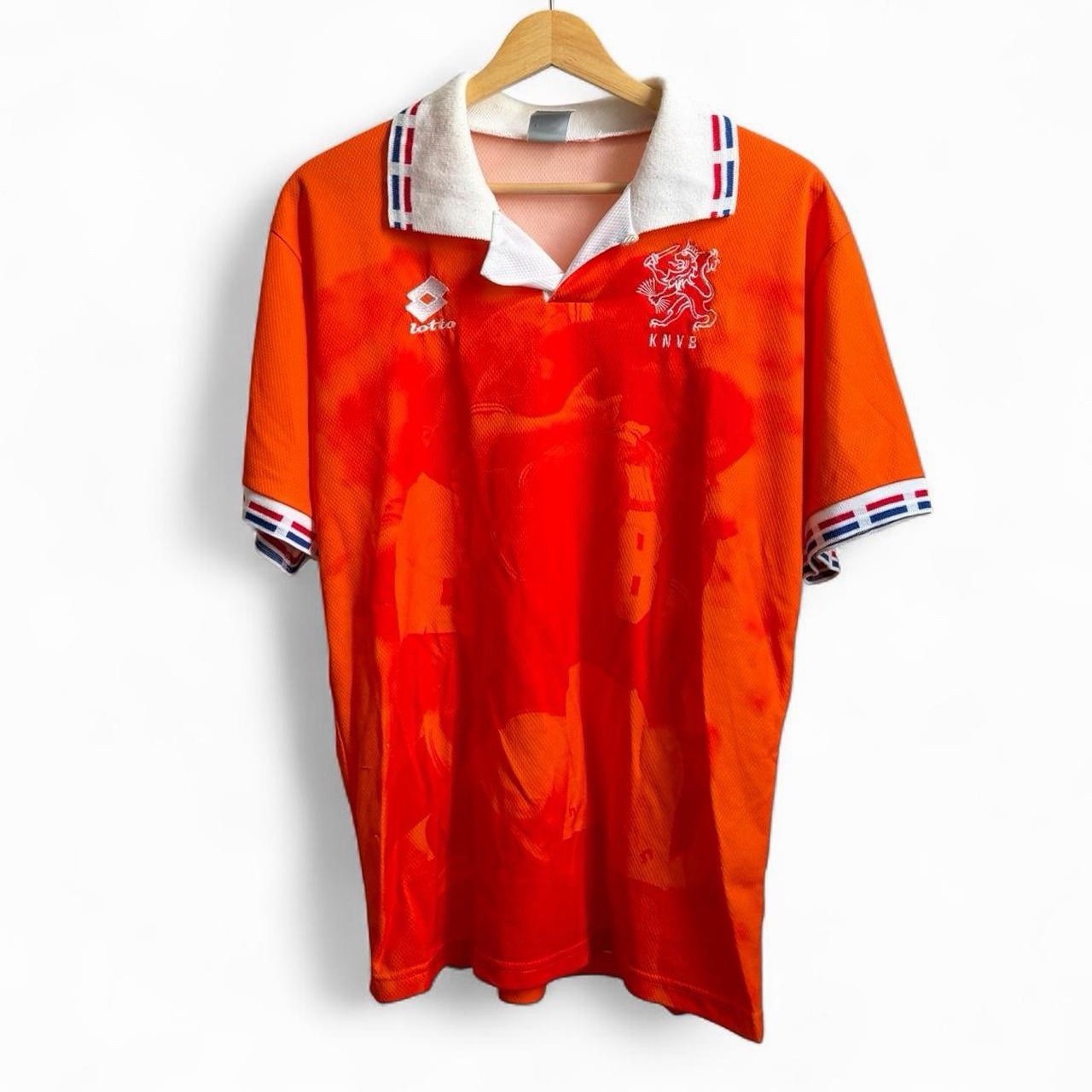 Vintage 90s Lotto Netherlands Holland KNVB World Cup Soccer Men’s M Jersey