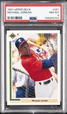 1991 UD #SP1 MICHAEL JORDAN PSA 8