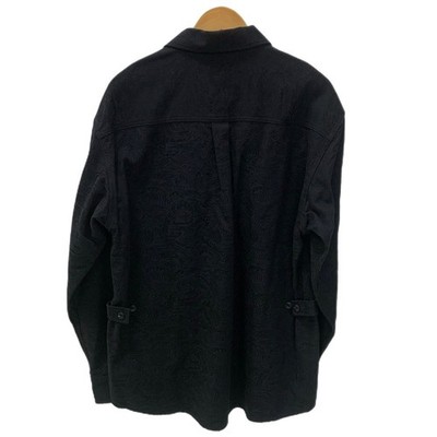 Dickies Hellrazorブラック ノーカラージャケット Lサイズ Dickies Hellraiser Collaboration Jacket Black M Cotton Used AB