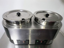 Hatco HeatMax RHW2-2 Double Heated Well Bain Marie 2x10L PAT Tested