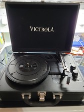 Victrola VSC-580BT Black Bluetooth Suitcase Record Player Turntable 33/45/78