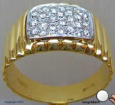 Ring mit Brillant Diamant Brilliant in aus 18...