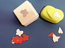 Woodware. Paper Punch. Slim heart. 1" approx. Xcut docraft Palm Punch, Butterfly