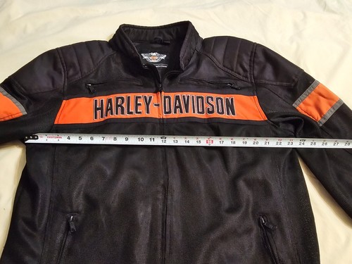 Chaqueta de motocicleta genuina Harley Davidson XL alta carcasa de polietileno borde de nailon para montar - Imagen 7 de 15