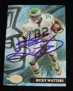 eagles autographed football