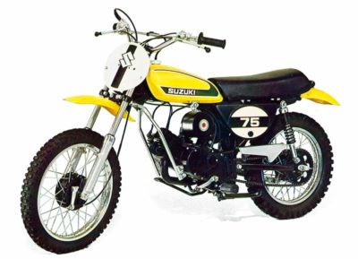 1974 SUZUKI TM-75L MINI CROSS SALES AD PHOTO | eBay
