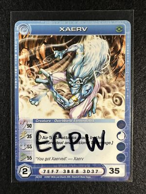 Chaotic TCG 4 Max ECPW Xaerv 26/232 DOP Unlimited Uncommon NM/LP
