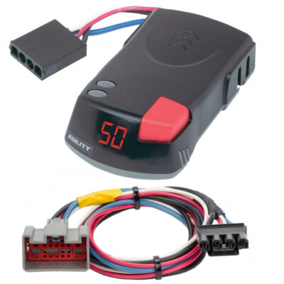 Hopkins Agility Trailer Brake Control for 10-16 Itasca Cambria Impulse Silver