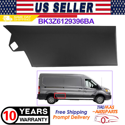 Fits For 2015-2025 Ford Transit 150 250 350 Right Rear Side Body Molding Trim RH