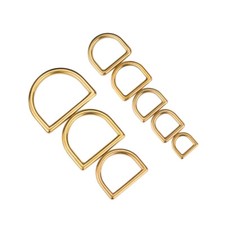 Heavy Duty Cast Solid Brass Dee D Ring