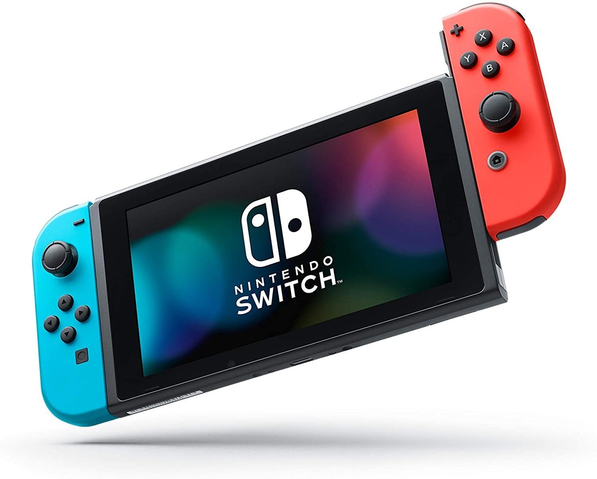 Nintendo Switch with Mario Kart 8, Racing Wheels and Nintendo Switch with Mario Kart 8, Racing Wheels and