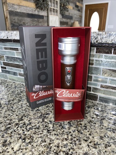 Nebo "The Classic" 640 Lumen LED Flashlight Aluminum & Leather #6821 Brand New - Picture 3 of 6